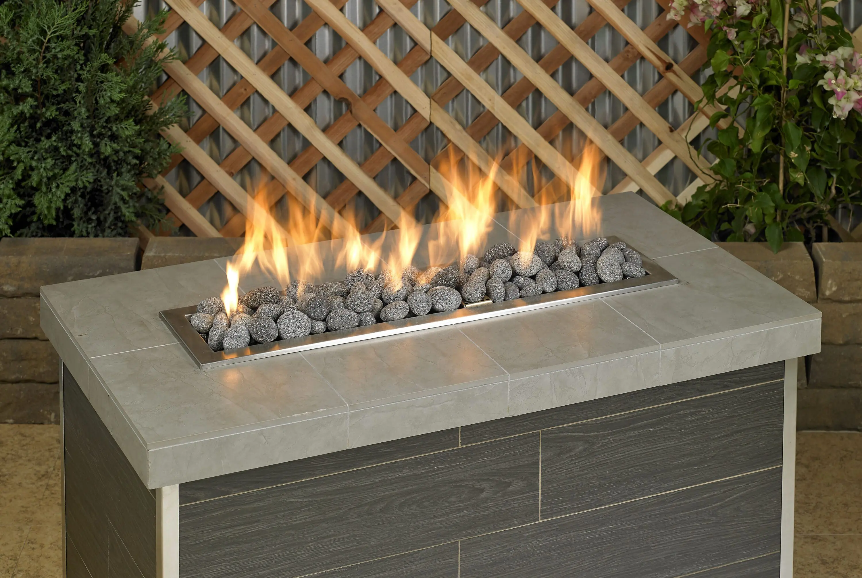 LAVAST-M-10-C Medium Gray Tumbled Lava Stone