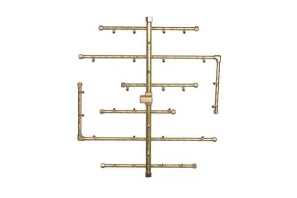 300K BTU 24.75" x 22" Universal Crossfire Brass Burner (U300)