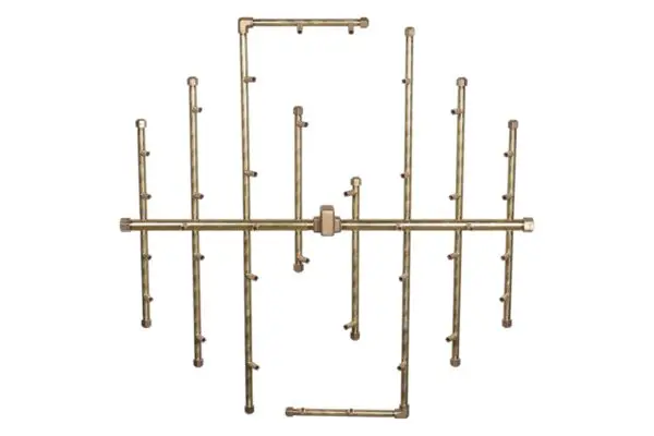 360K BTU 29.5" x 28.5" Universal Crossfire Brass Burner (U360)