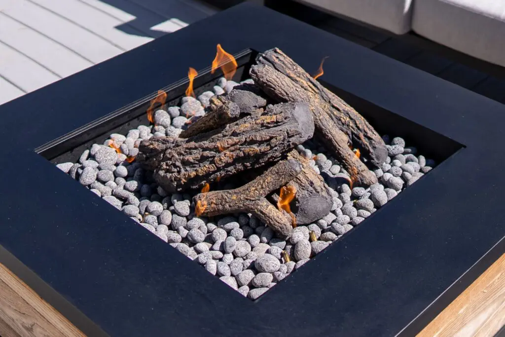 American Fire Glass Country Oak Ceramic Logs