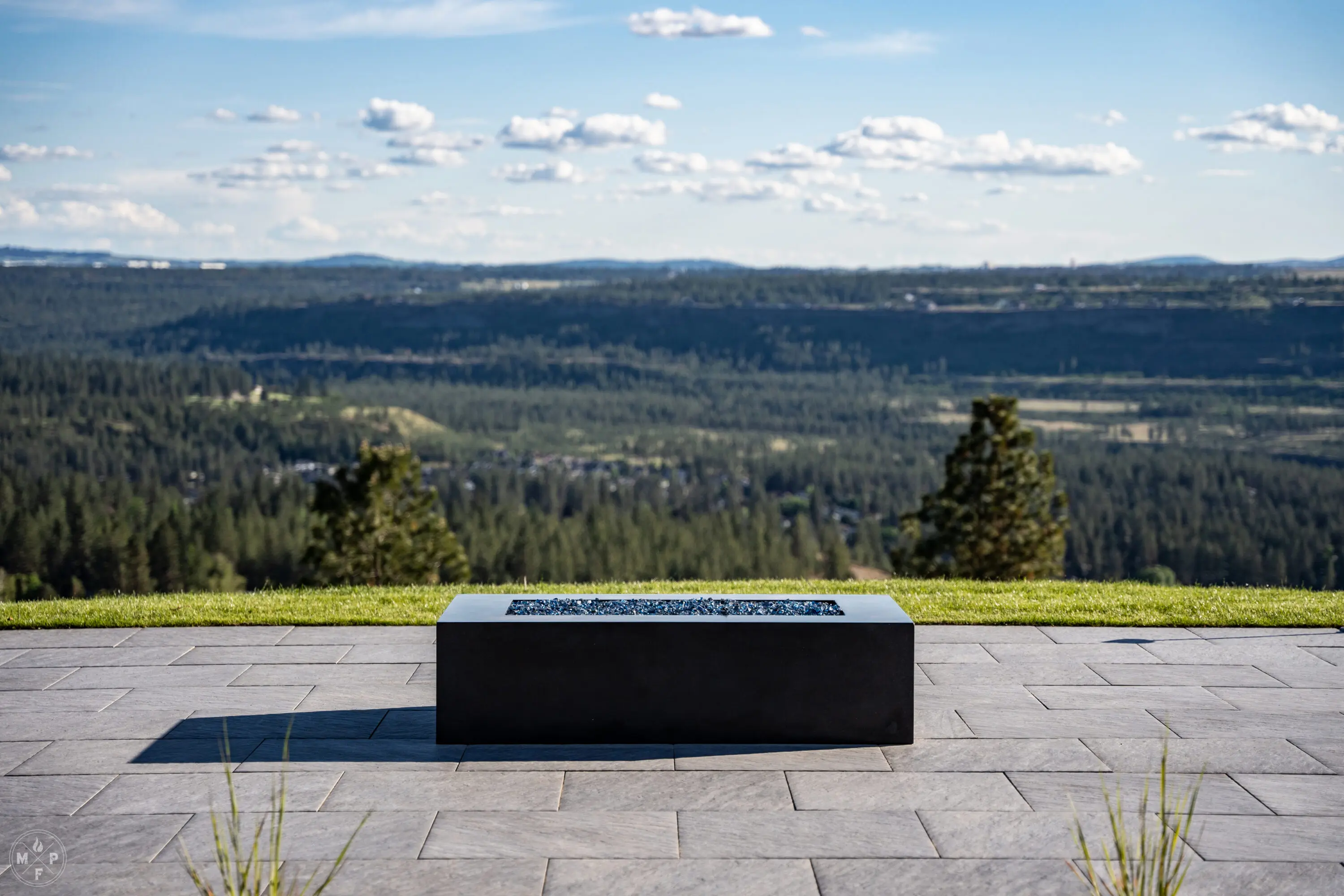 GFRC concrete fire pit table