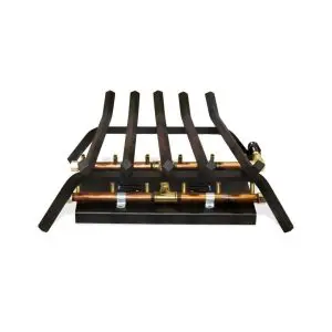 Outdoor Fireplace Kit for 24" Openings or Larger - Crossfire Brass Burner System