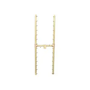 300K BTU 42" x 14.125" Universal Crossfire H-Style Brass Burner – Openings 56" x 25" or Larger (UH300-WT)