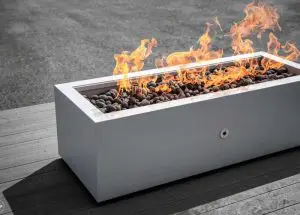 Canyonlands custom fire table by Montana Fire Pits