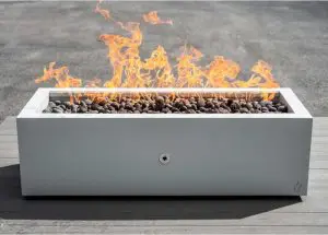 Canyonlands custom fire table by Montana Fire Pits