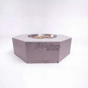 octagonal ready to finish fire pit table kit from Montana Fire Pits