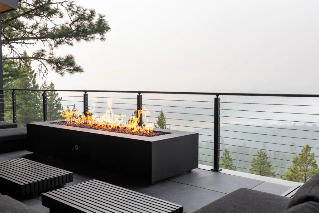 96" Olympic Fire table from Montana Fire Pits