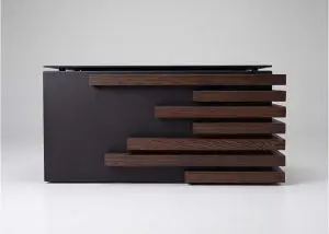 55" Aluminum Arbor Accent Fast Ship in Black Diamond from Montana Fire Pits