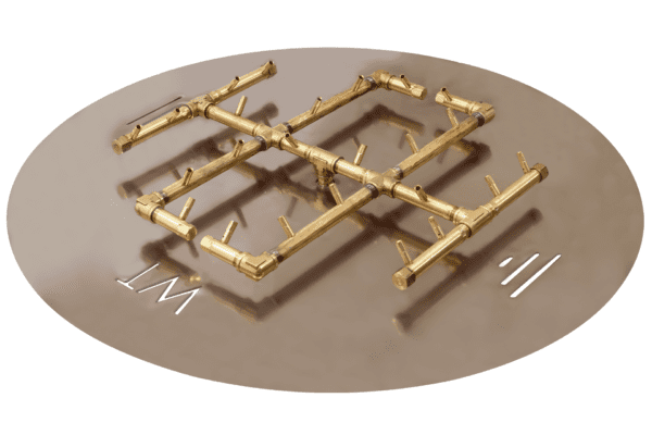 240,000 BTU Warming Trends Crossfire Brass Burner Kit (CFB240) 19.5″ x 21.5″ - Openings 30″ or Larger - Image 7