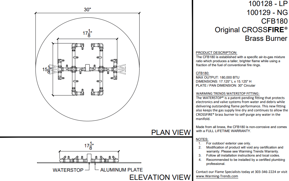 Cfb180 spec sheet 2025