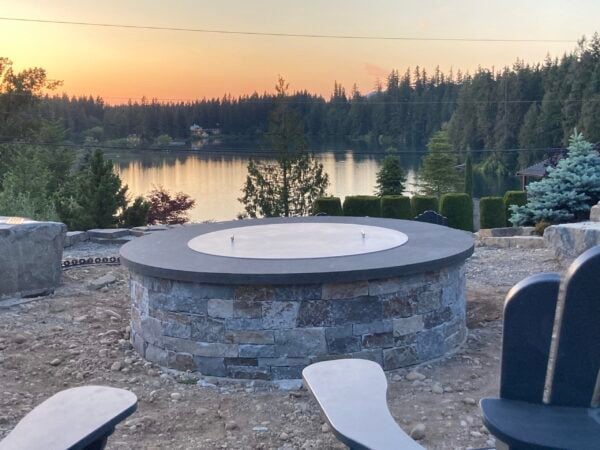 Ready to Finish Fire Pit with Crossfire Burner - ROUND - Image 5