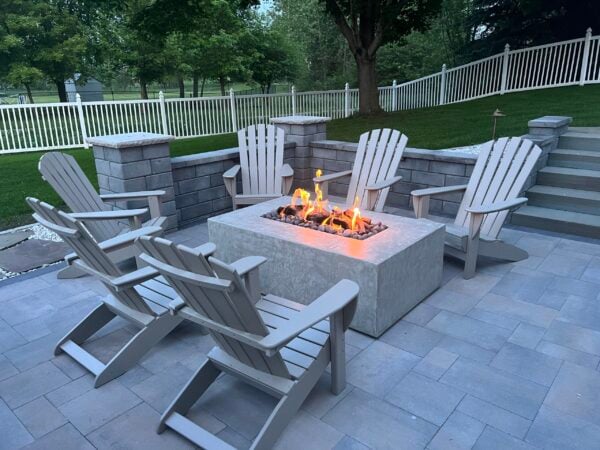 Ready to Finish Fire Pit Kit with Crossfire Burner - RECTANGLE - Image 9