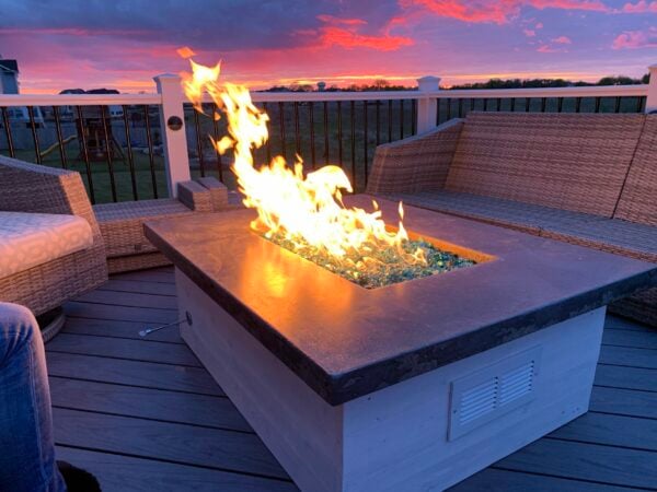 Ready to Finish Fire Pit Kit with Crossfire Burner - RECTANGLE - Image 10