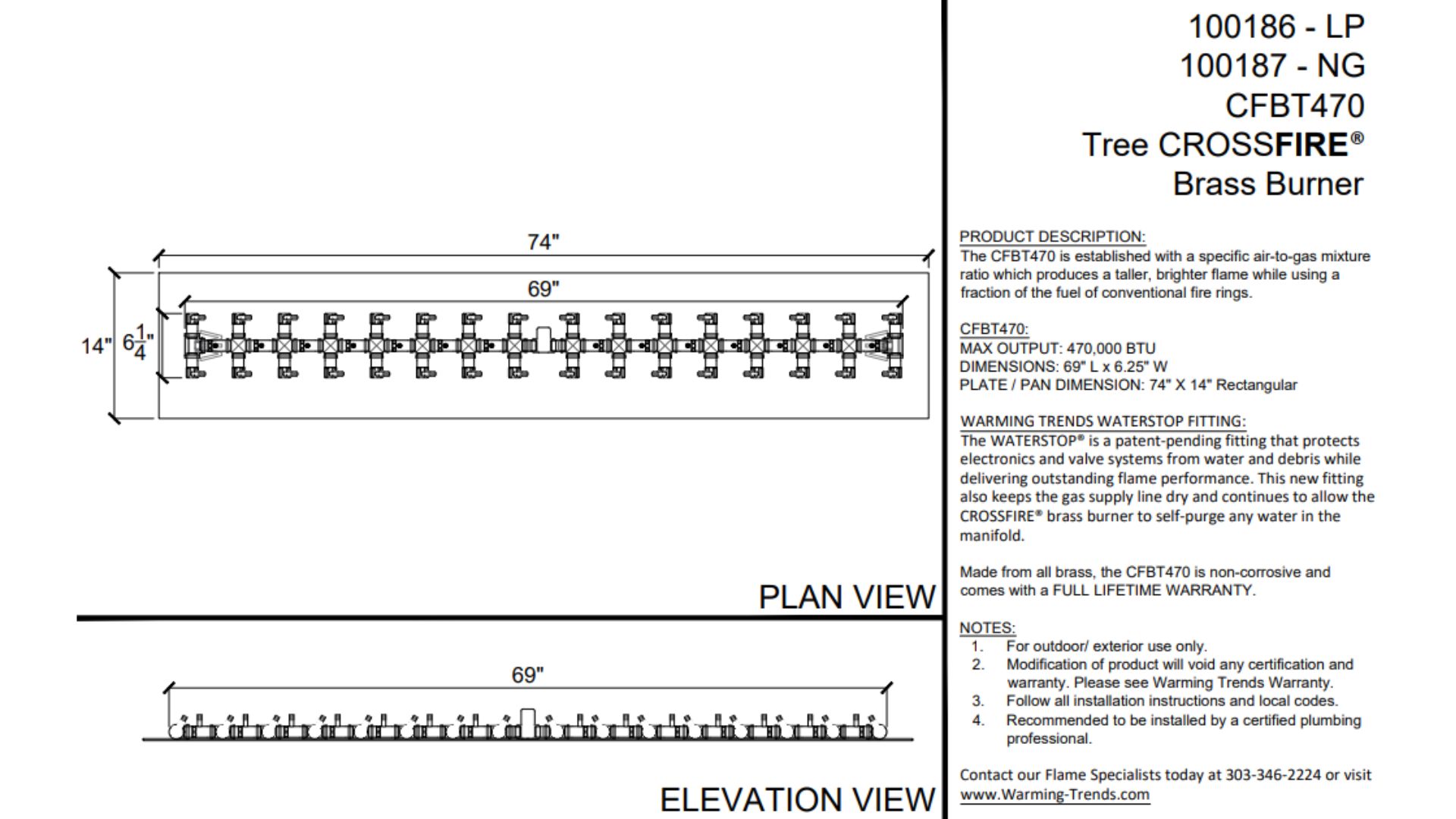 CFBT470 spec sheet 2025