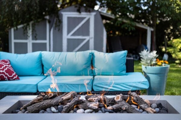 Weathered Oak Gas Log Set - Image 7