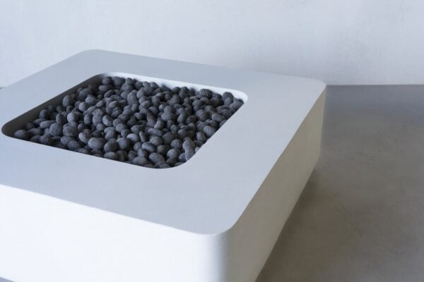 Cubo Rounded Concrete Fire Table - Image 7