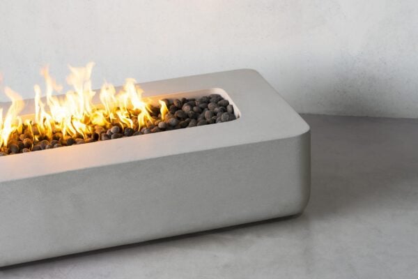Lumera Rounded Concrete Fire Table - Image 5