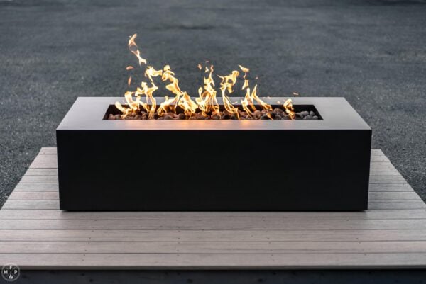Olympic Steel Fire Pit Table - 55" Black Diamond - FAST SHIP