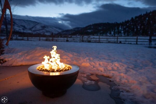 Octagonal Burner: 140,000 BTU Warming Trends Crossfire Brass Burner Kit (CFBO140) 12" x 14" - Openings 18″ or Larger - Image 4
