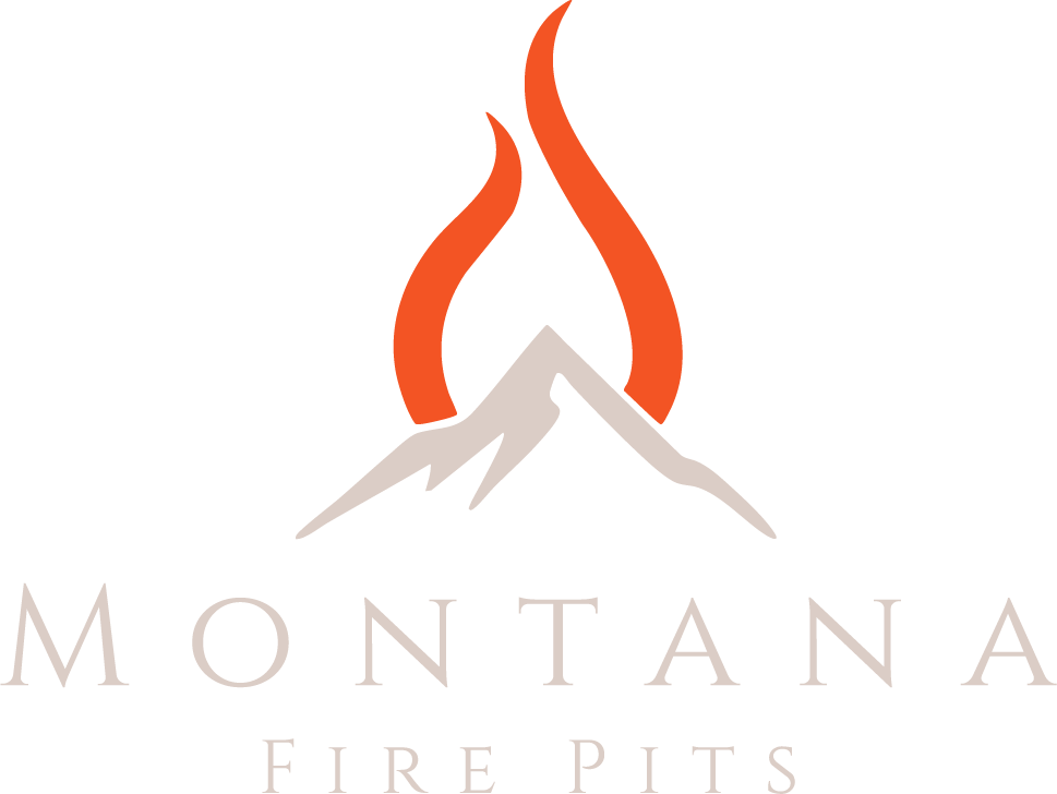 Montana Fire Pits White Logo with Text
