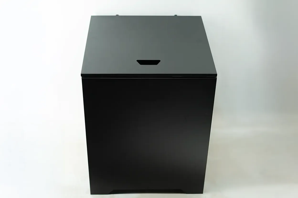 3-qtr-top 20-Pound Propane Tank Cover from Montana Fire Pits