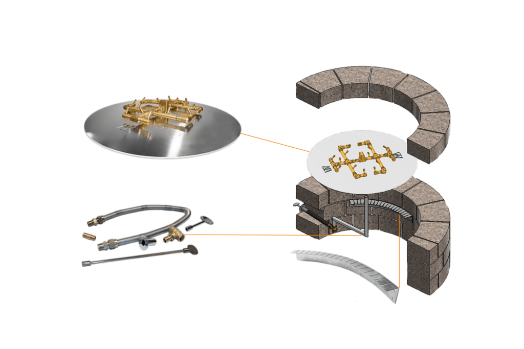 Universal Paver Kit by Warming Trends call out sheet without text