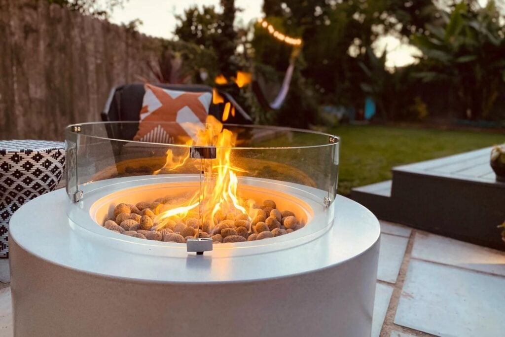 Gather series glass flame guard