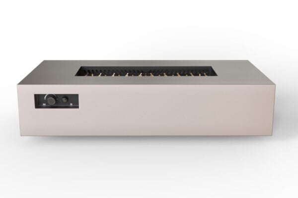 Aon Steel Rectangular Fire Pit Table - Image 4