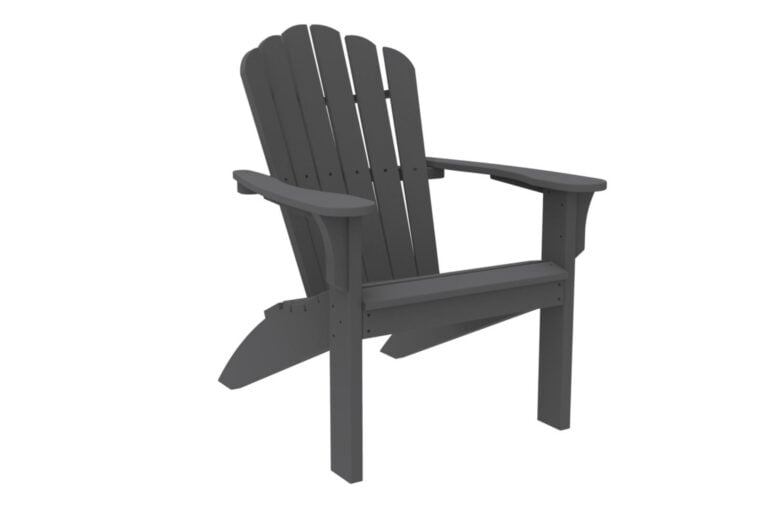 dark gray adirondack chair