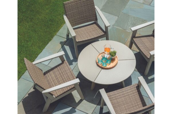Dex Collection Outdoor Round 40 Inch Chat Table - Image 3