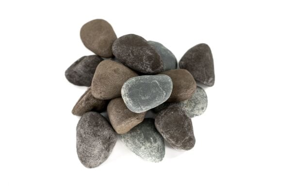 Natural Color Ceramic Fire River Stones - 15 Stone Set - Image 3