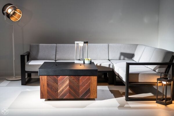 Mia Collection Full Outdoor Sectional Furniture Set - Configurable Seating - Image 5