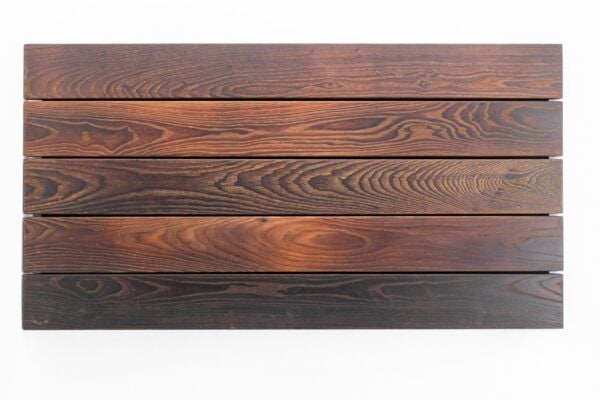 Rectangular Hand Crafted Natural Wood Fire Pit Flat Covers