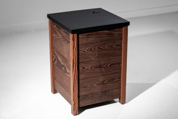 Premium Wood and Steel Cover – for 30lb Propane Tank