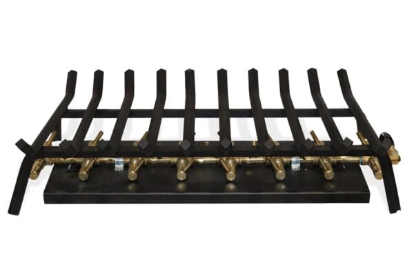 Outdoor Fireplace Kit for 48" Openings or Larger - Crossfire Brass Burner System - Image 3