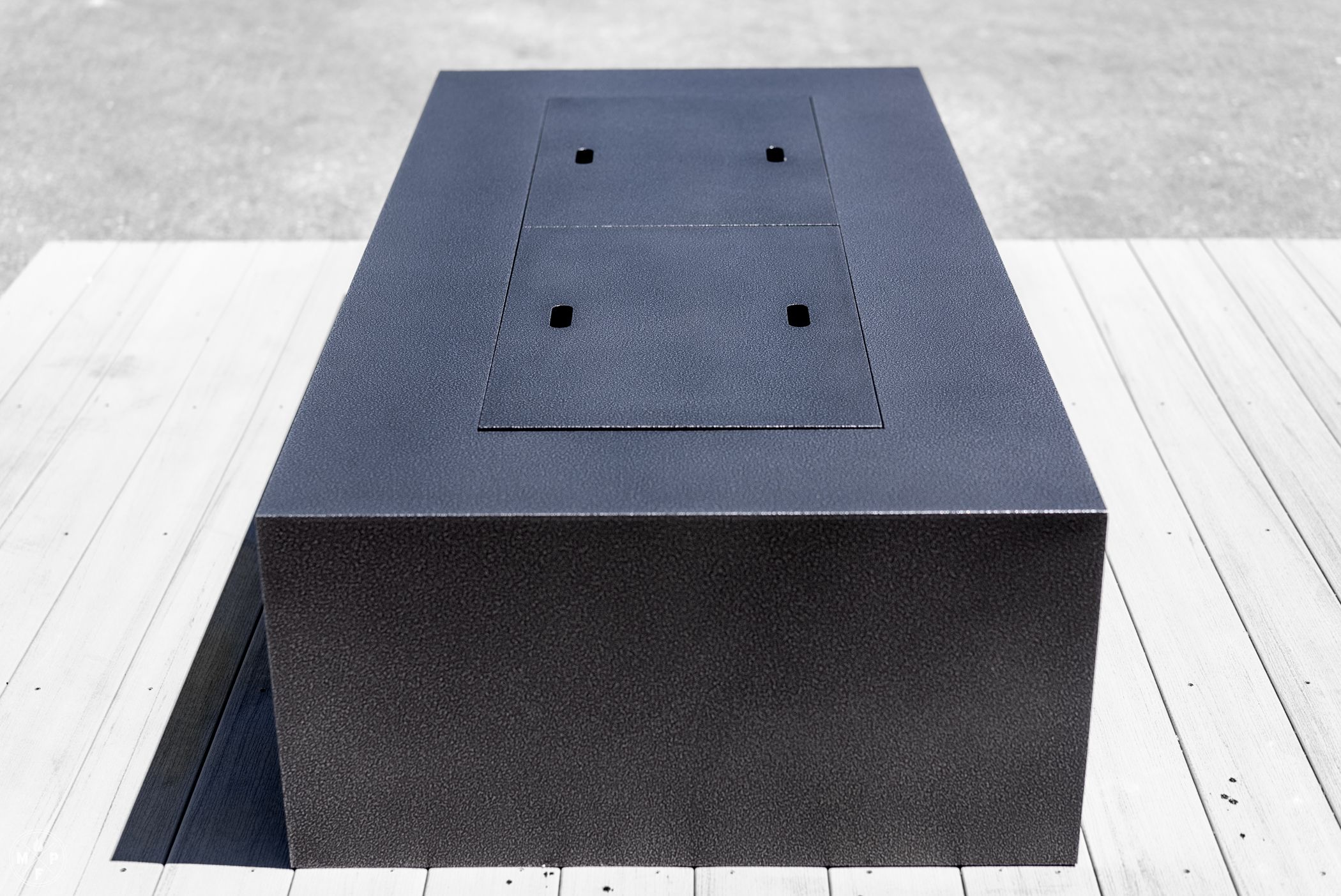 67 in Olympic - steel charcoal-2 67 in Olympic fire pit in steel charcoal