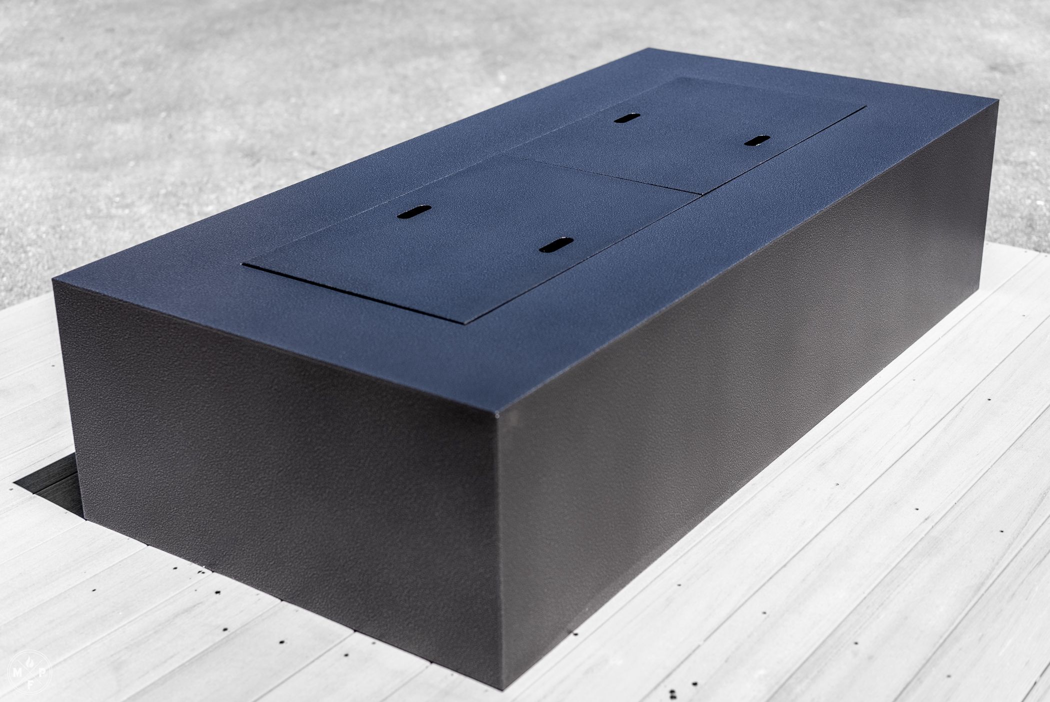 67 in Olympic - steel charcoal-3 67 in Olympic fire pit in steel charcoal