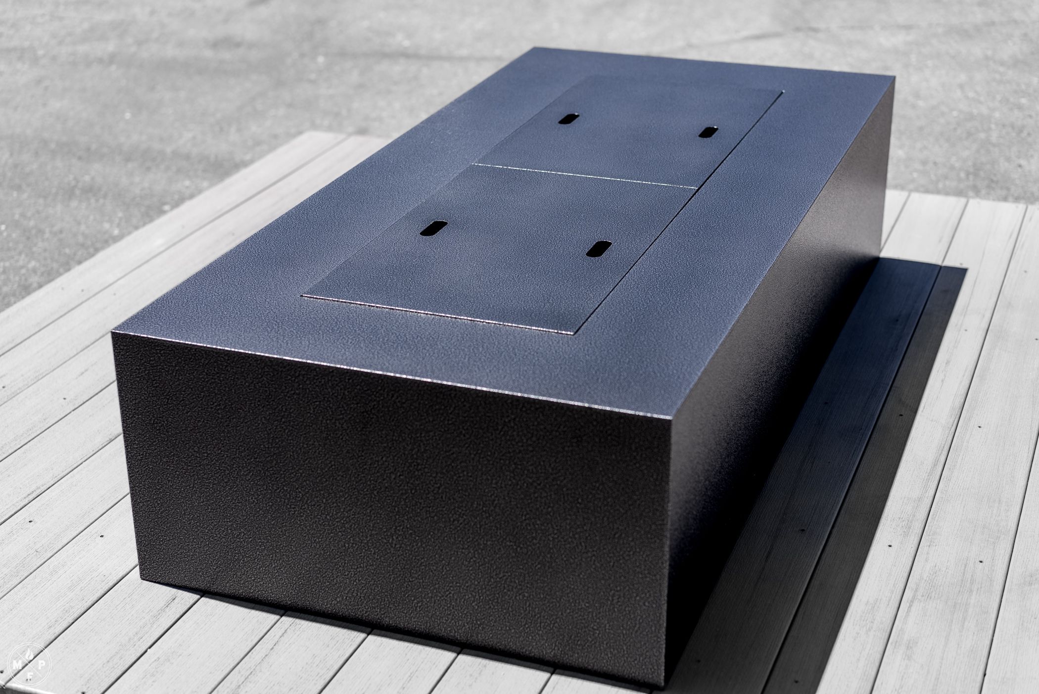 67 in Olympic - steel charcoal-4 67 in Olympic fire pit in steel charcoal