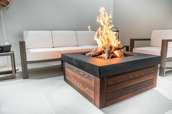 Beartooth Metal and Arbor Wood Fire Pit Table - Image 5