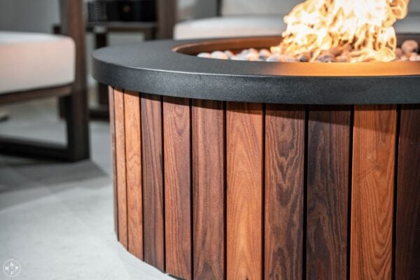 Sequoia Fire Table with Black Diamond Top