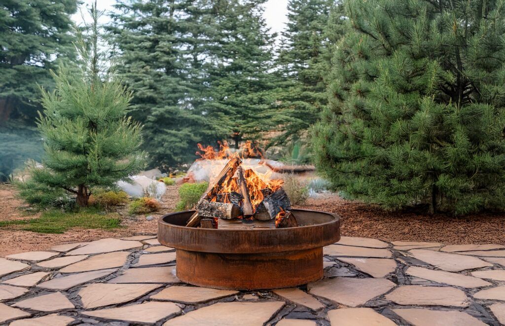 The Larch Wood Burning – Timerline Collection Montana Fire Pits