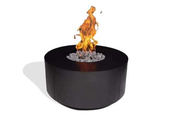Aon Steel Circular Fire Pit Table