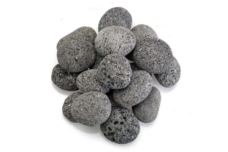 Gray Lava Pebbles - 50lb Bags