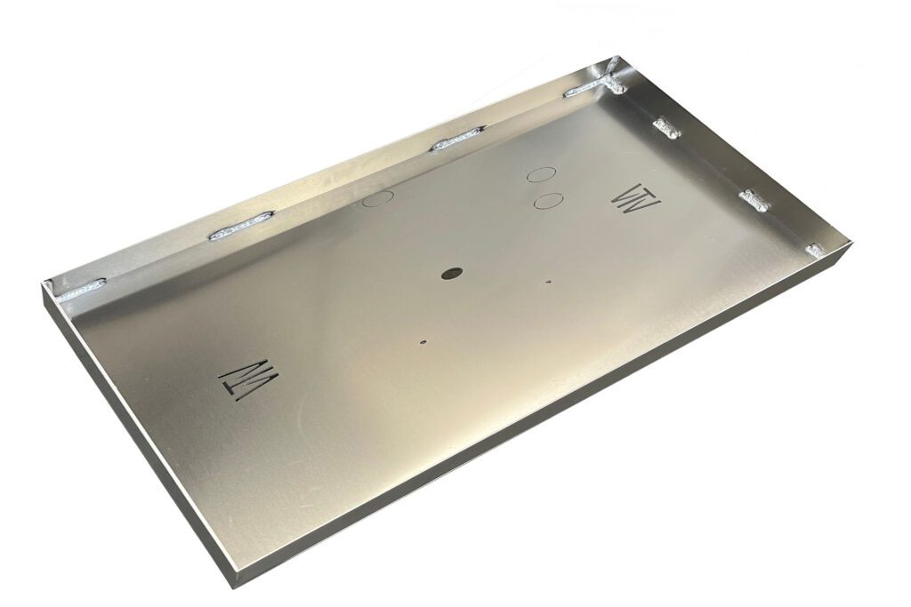 Metal Rectangular Pan for Fire Pit Montana Fire Pits