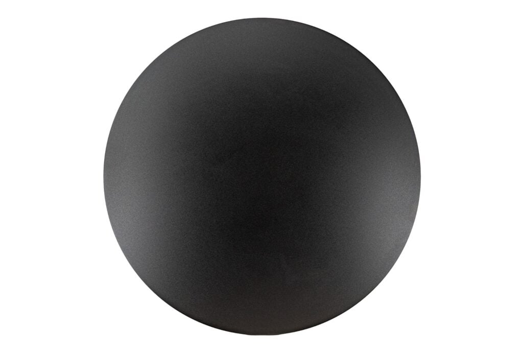 round aluminum fire pit cover in black diamond from Montana Fire Pits