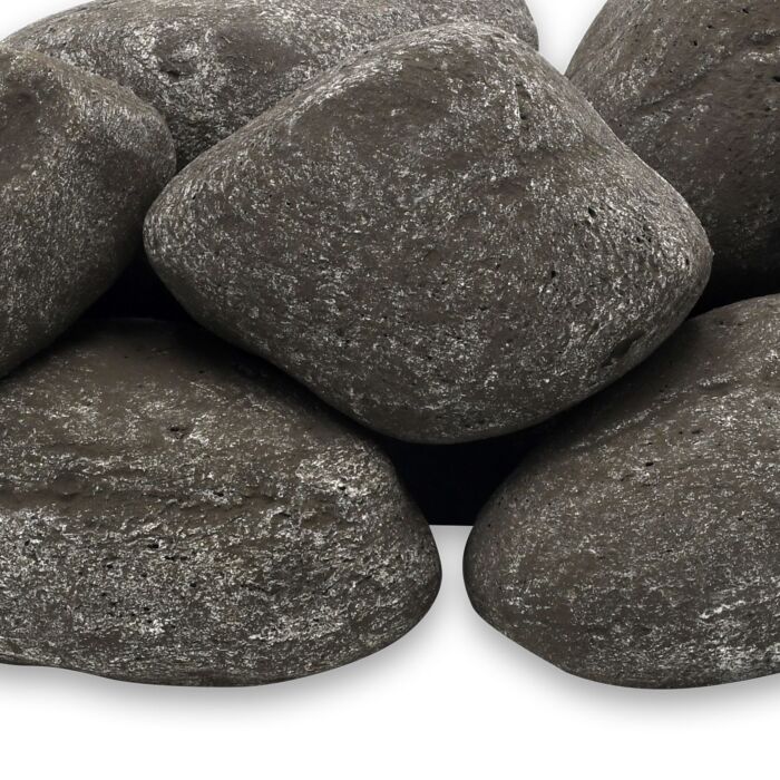 afg-cs-tg-12-b Thunder Gray Lite Stone Cobble - 12 Stone Set