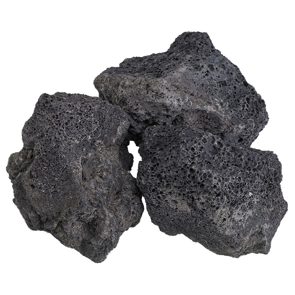 lava-xxl-10 Extra Large Black Lava Rock 10 Pounds