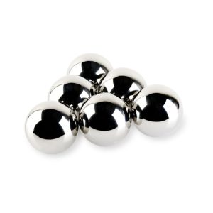 4” Stainless Steel IronFire Balls - Set of 6 Cannonballs