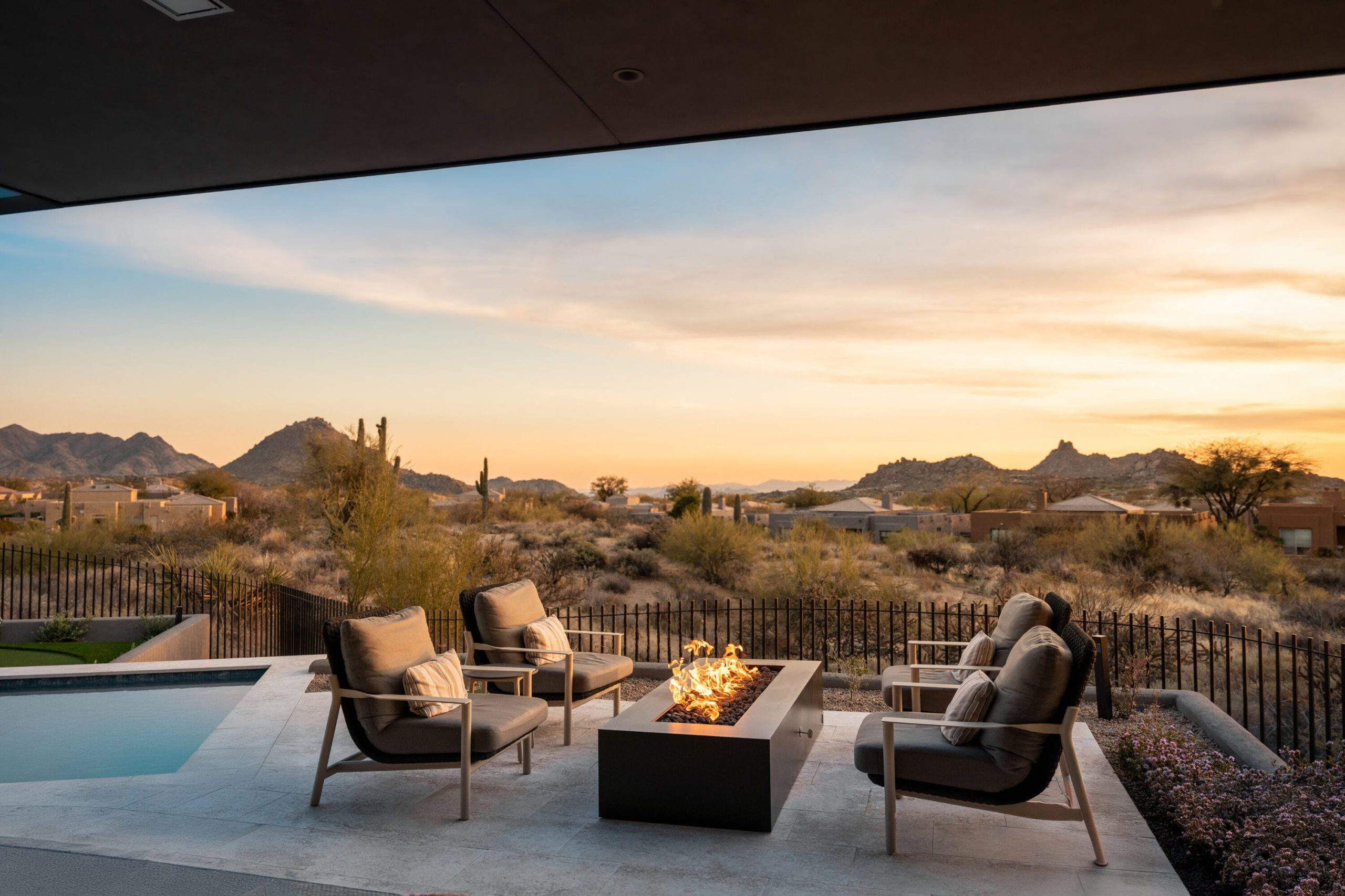 Olympic Fire Table River Stone Montana Fire Pits
