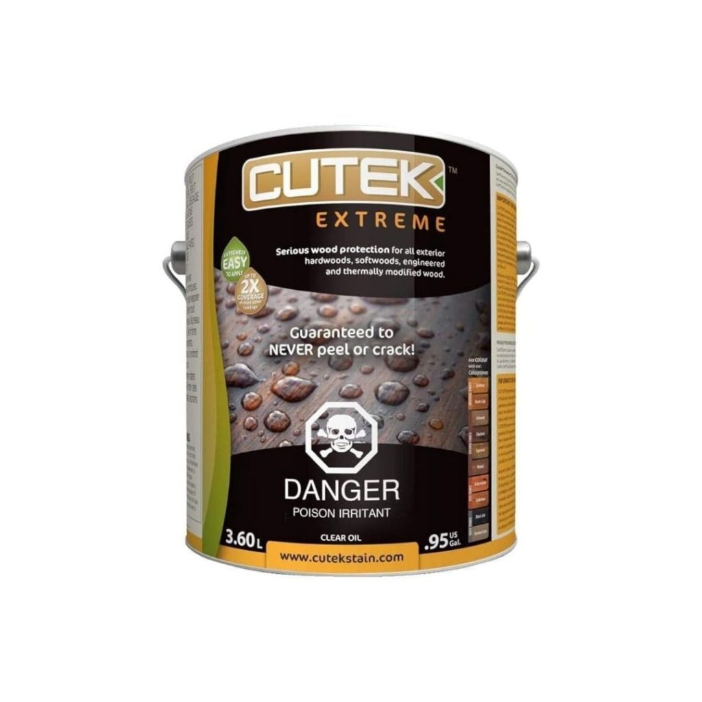 Cutek Stain Extreme High Performance Wood Oil for Arbor Wood Products